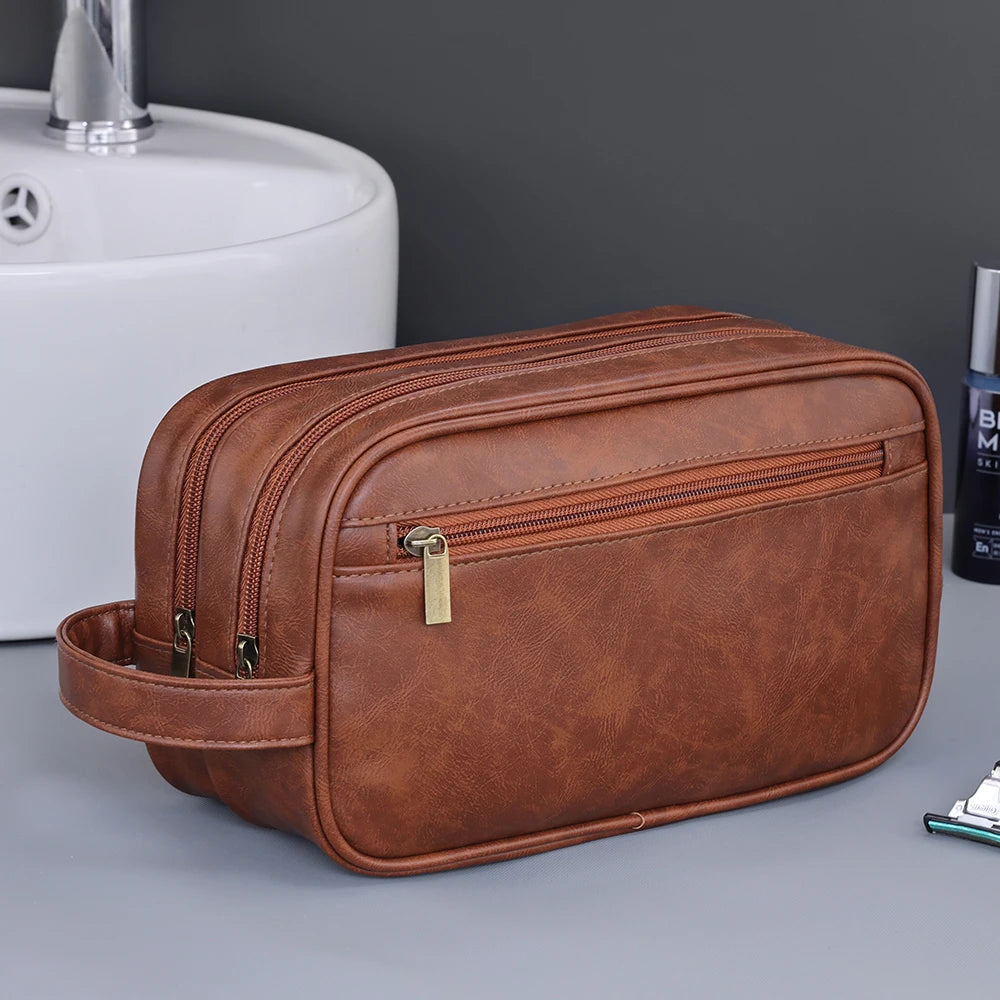 Double-Layer Toiletry Bag for Men