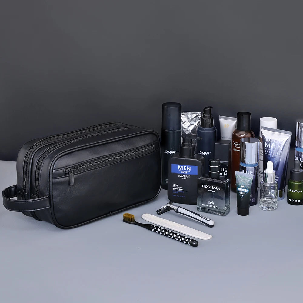 Double-Layer Toiletry Bag for Men