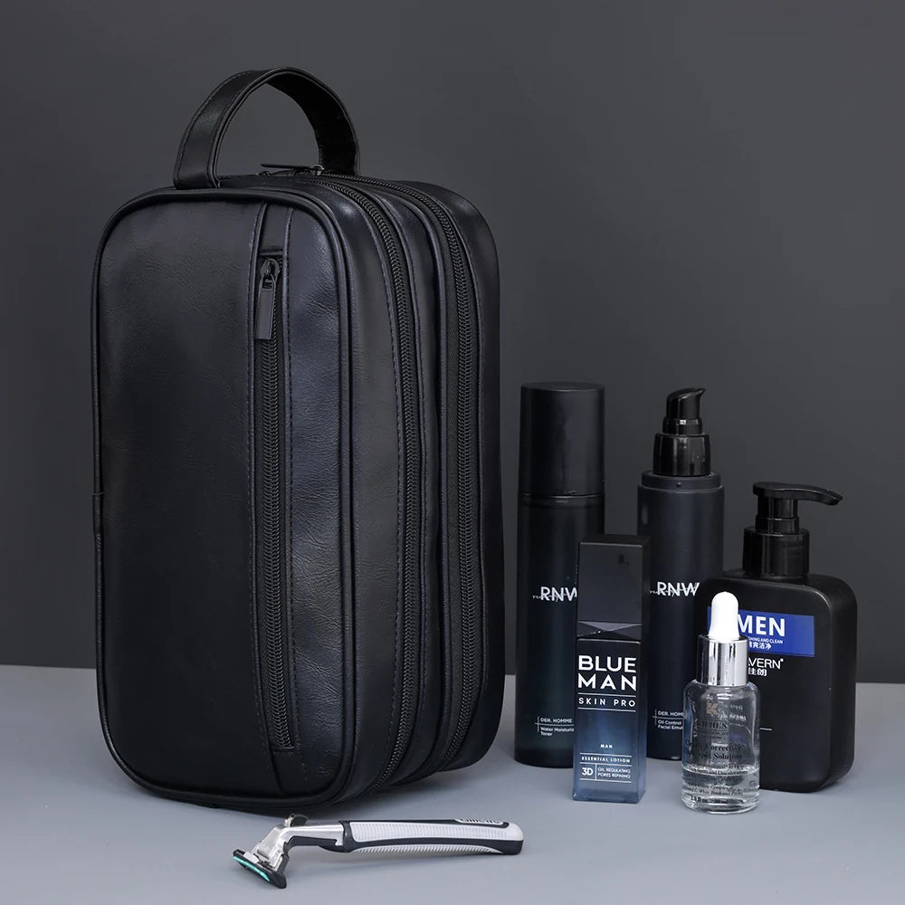 Double-Layer Toiletry Bag for Men