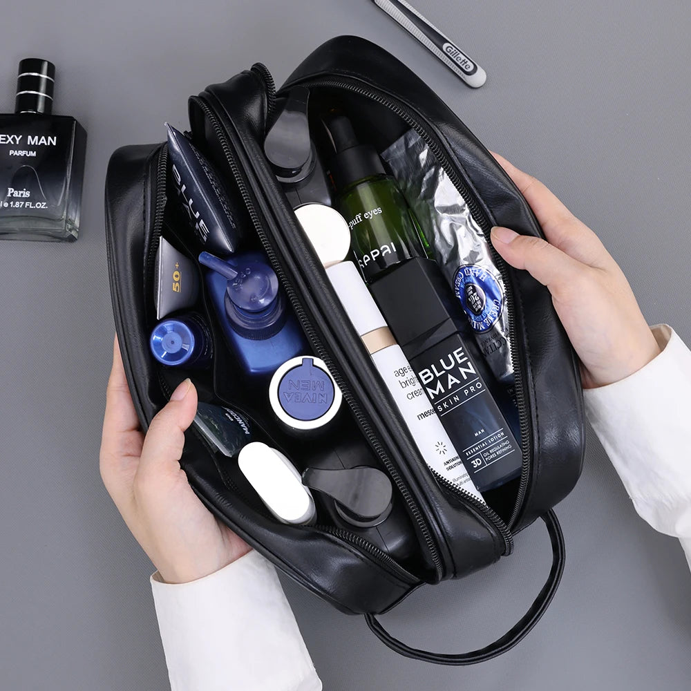 Double-Layer Toiletry Bag for Men