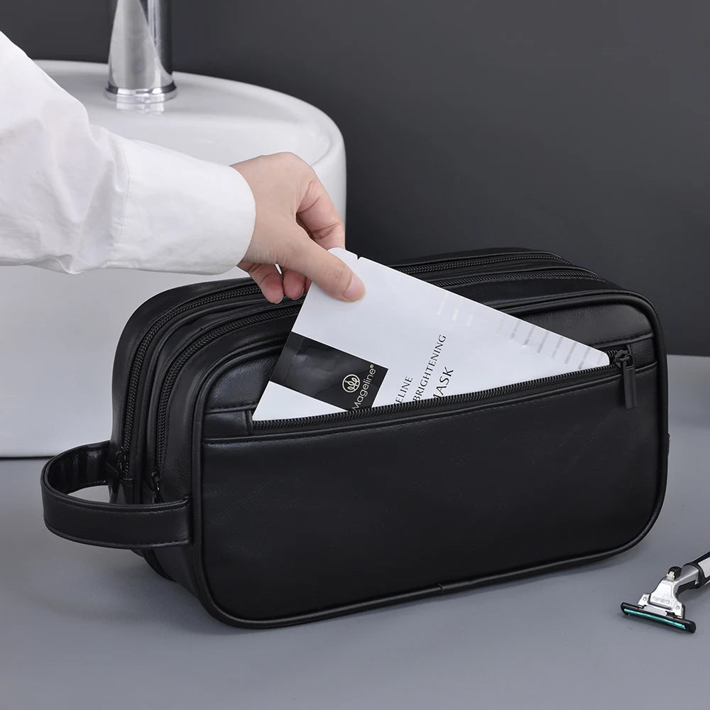 Double-Layer Toiletry Bag for Men