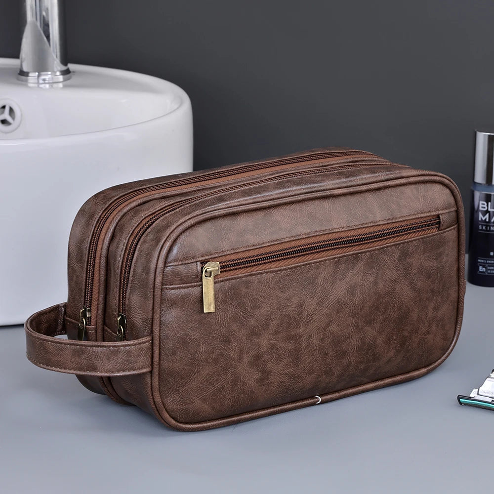 Double-Layer Toiletry Bag for Men